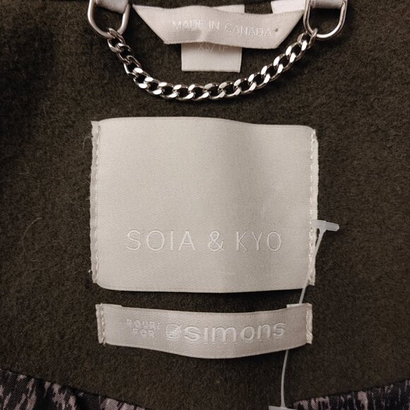 Military green coat - Picture 5 of 6